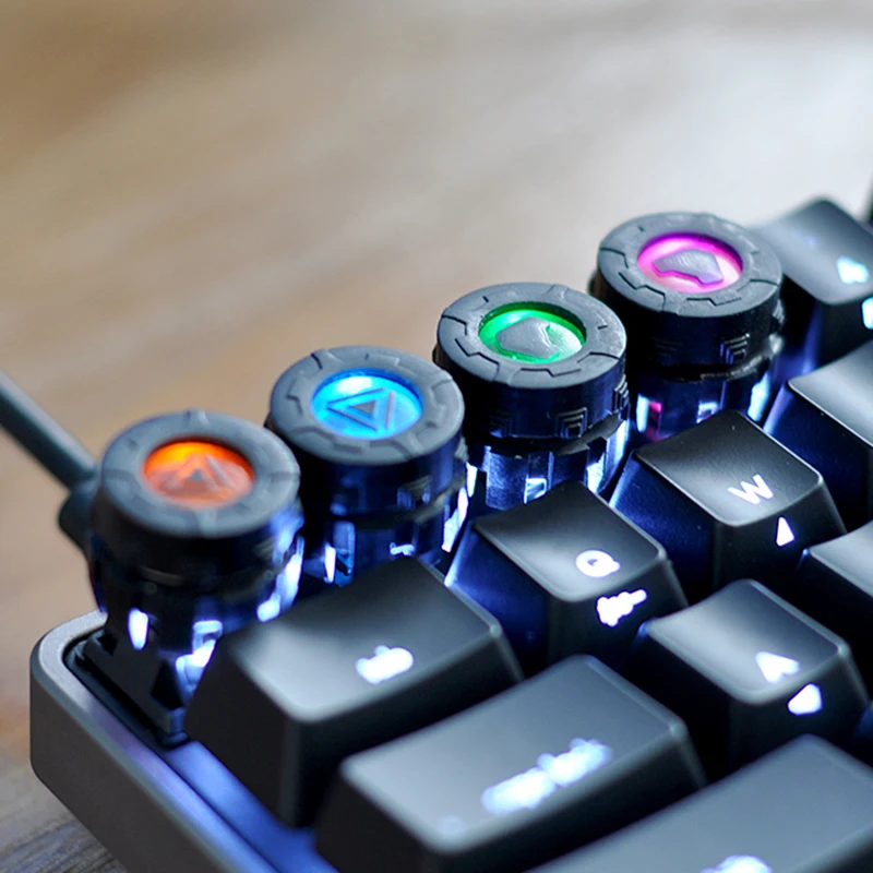 Новинка прозрачная вращающаяся механическая клавиатура колпачок для клавиш из