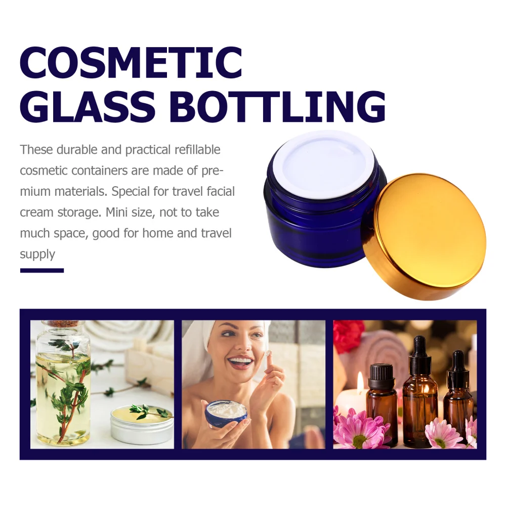 

12pcs Empty Cosmetic Containers Refillable Lotions Cream Travel Bottles