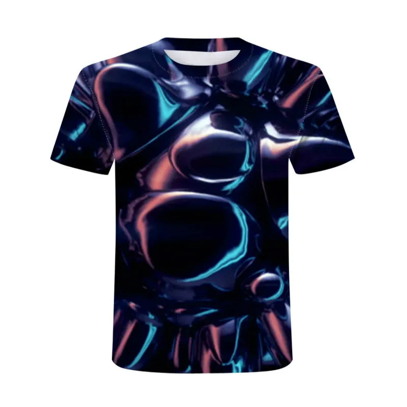 Футболка с круглым вырезом коротким рукавом и 3D-принтом | Мать ребенок