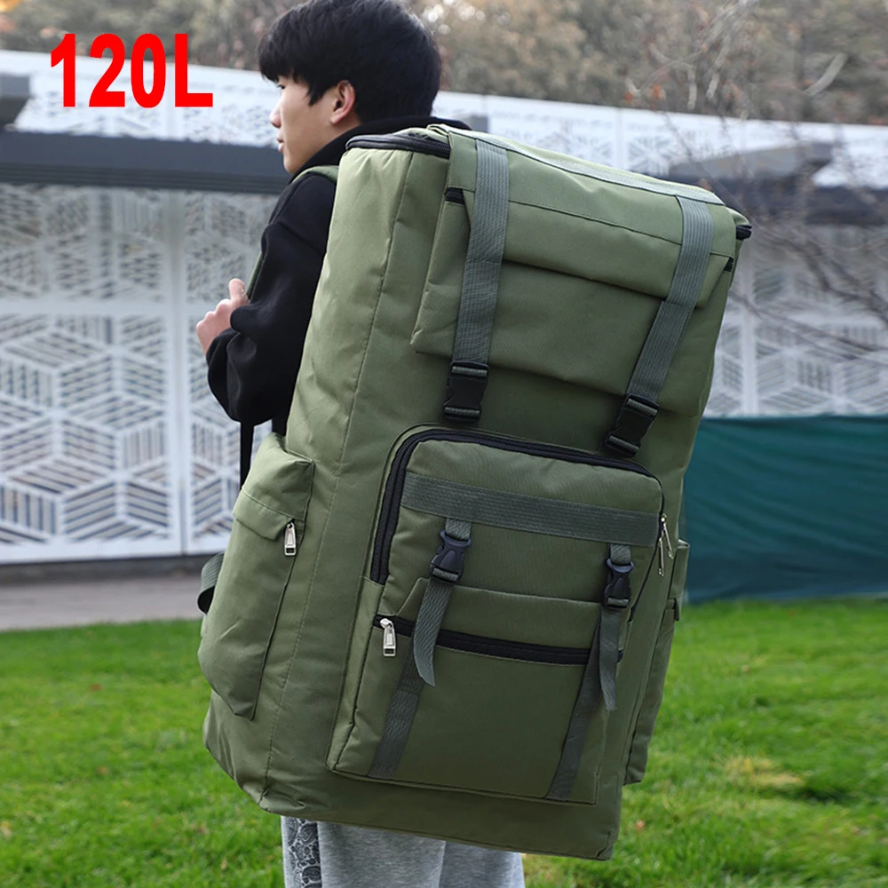 

120L Large Military Bag Tactical Backpack Outdoor Waterproof Assault Luggage Bags Sport Trekking Camping Travel Bag Men X224A