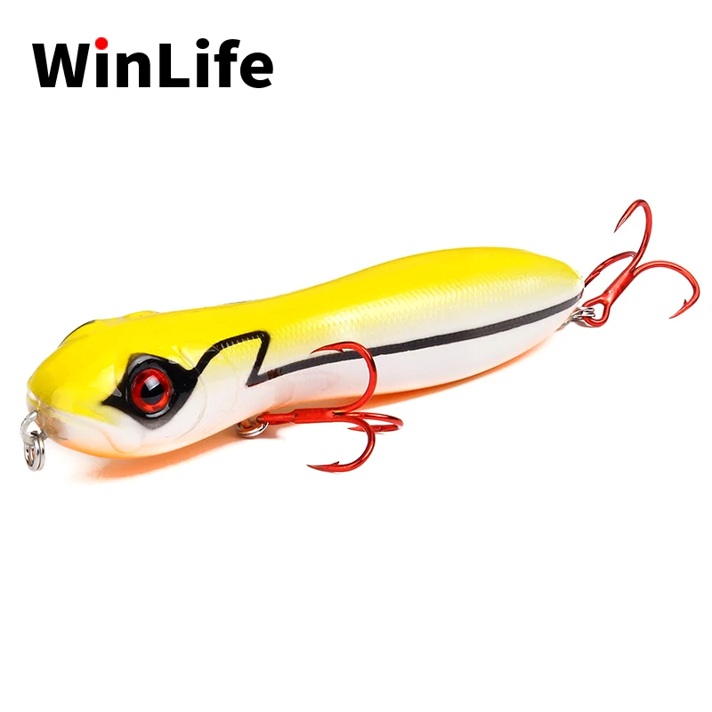 Winlife 1 шт. 10 5 см 16g Topwater карандаш приманка для ловли карпа рыболовные приманки