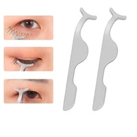 1pcs eyelash clip multifunctional eyebrow curler false eyelash aid applicator eyelash extender curling tongs makeup tongs tool