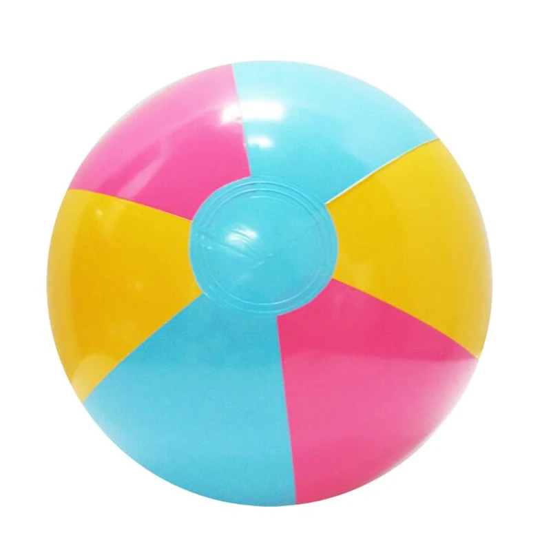 1 шт. красочные надувные игры водный песок Плавательный пляжный мяч Детская