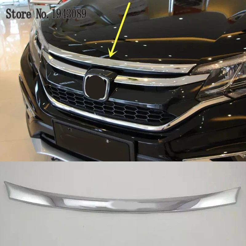 Для Honda CRV CR V 2012 2013 2014 2015 Хромированная передняя капот Центральная решетка верхняя