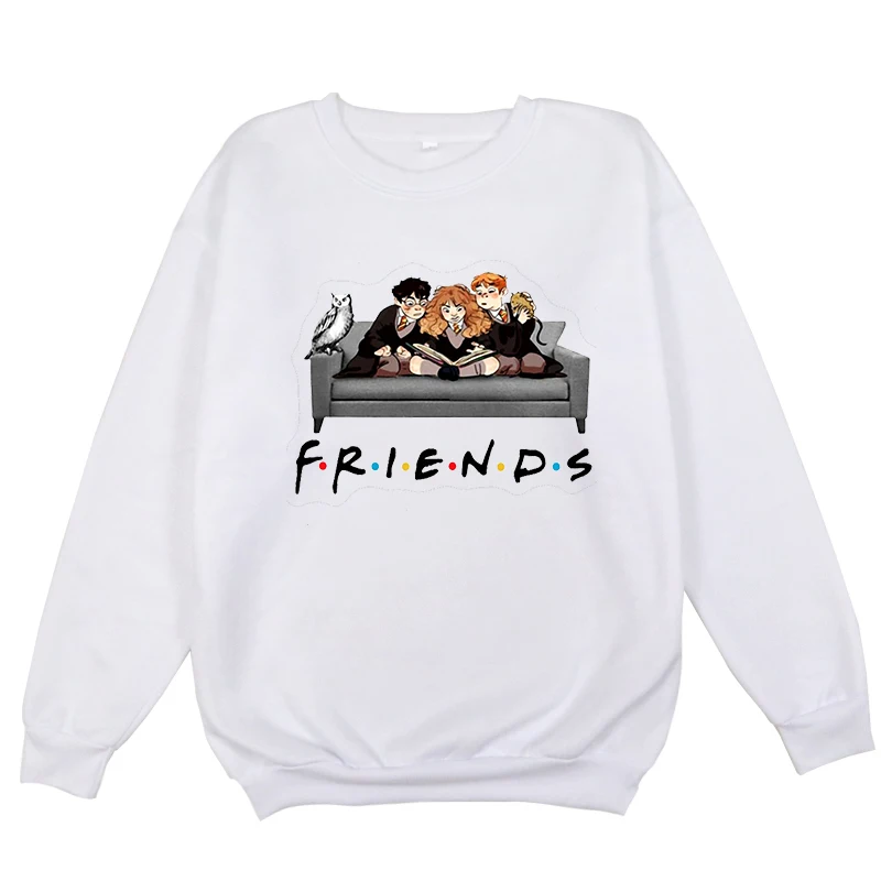 Sweater 16 Друзья ТВ-шоу с принтом О-образным вырезом Джемперы осенние с длинным рукавом О-образным вырезом толстовки для мужчин/женщин унисекс хип-хоп круглая Спортивная толстовка с воротником-стойкой - Цвет: Sweater 16