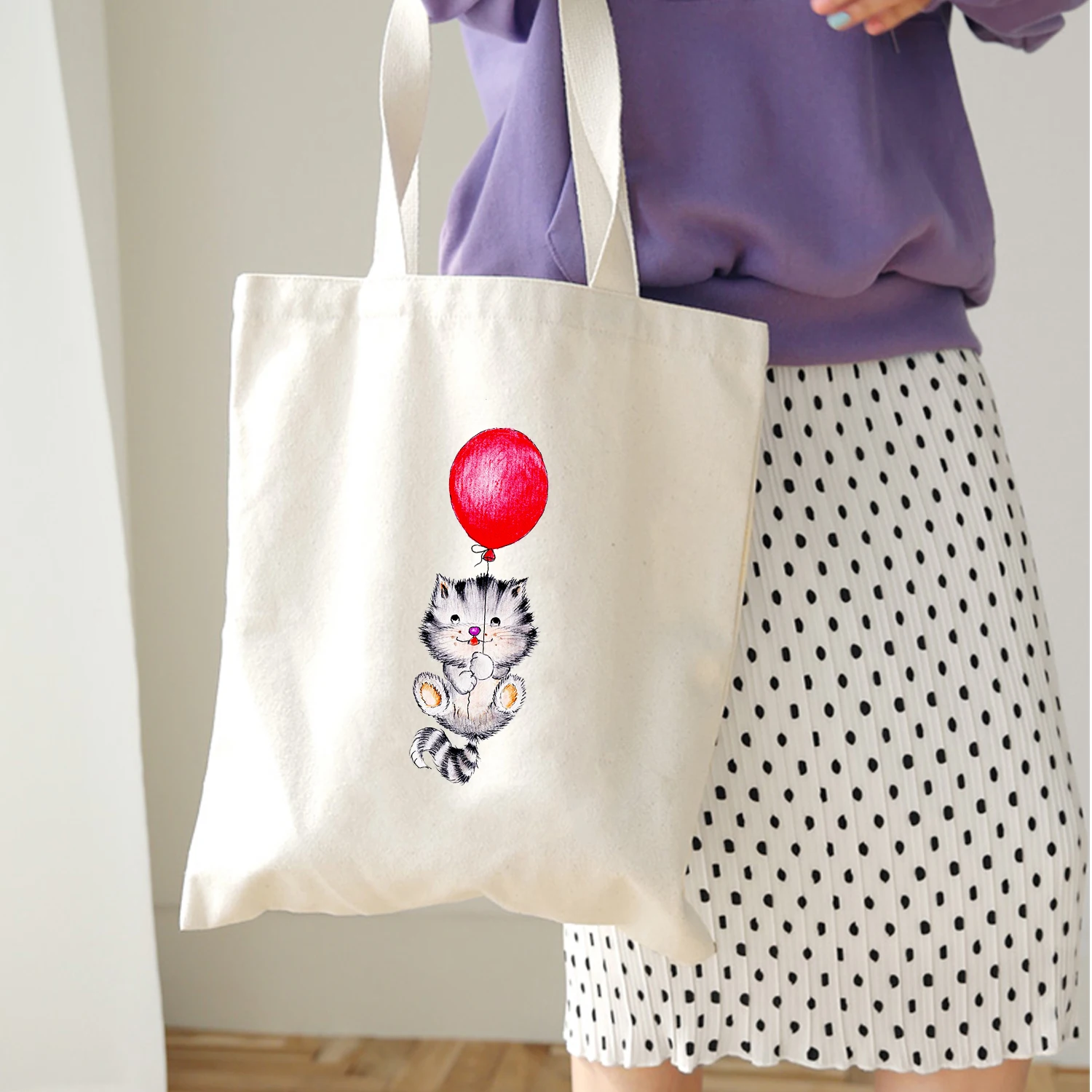 Мультяшная Холщовая Сумка тоут школьная дорожная сумка для книг женская на плечо