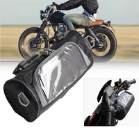 1pcs universal motorcycle front bag electric bicycle handlebar fork water storage bags container camping outdoors motor tank bag
