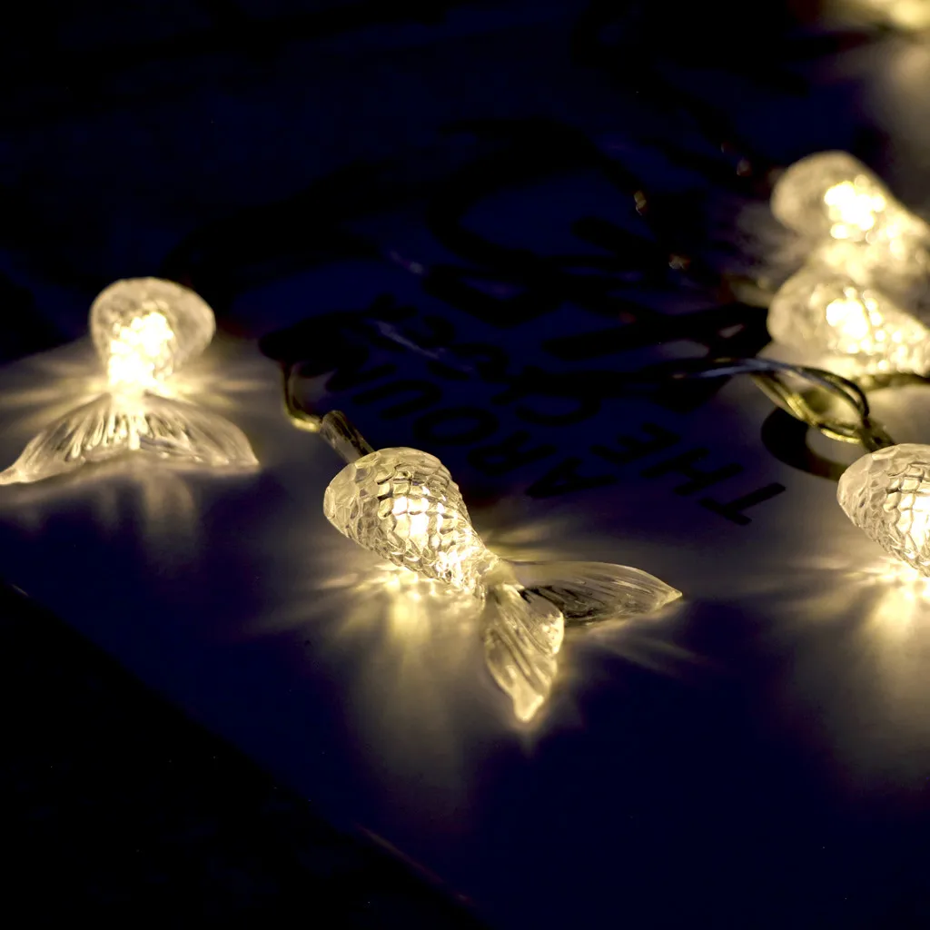 10 светодиодов Тыква светодиодные гирлянды висящая сказочные огни Хэллоуин