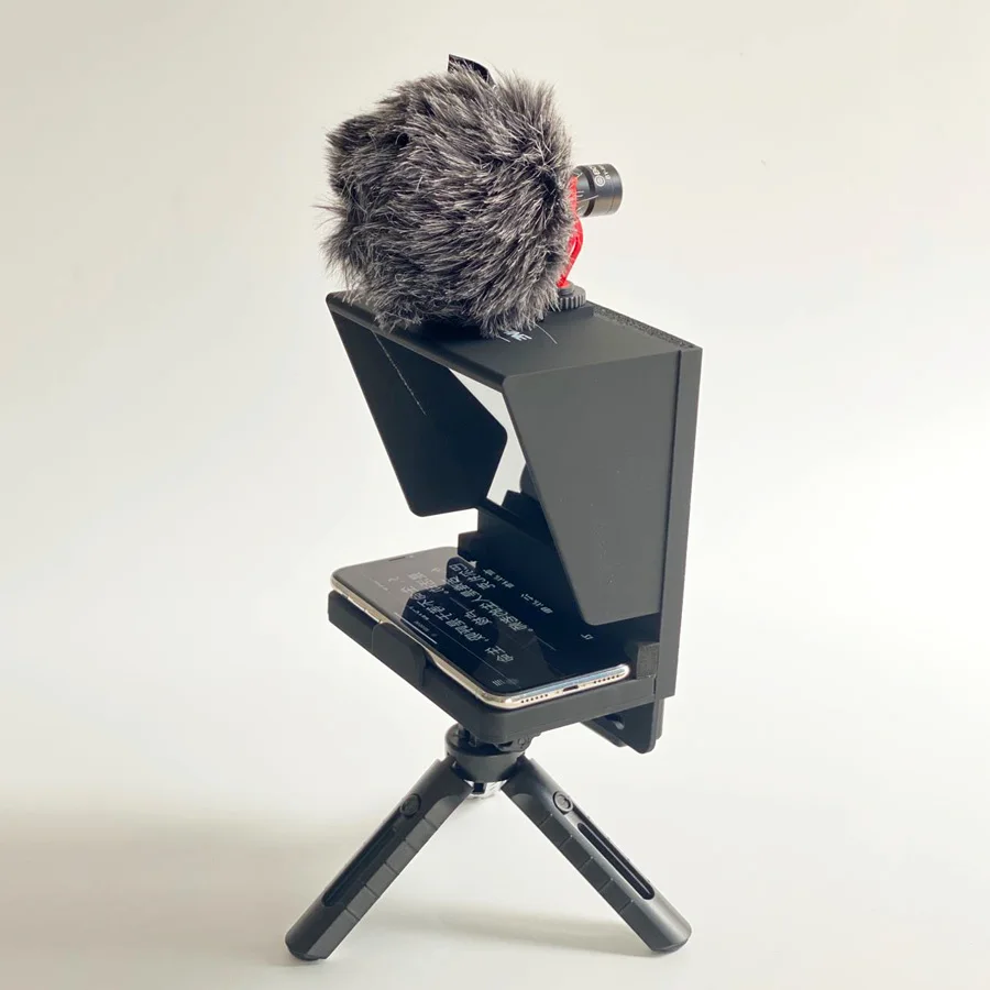 Портативный мини смартфон Prompter Teleprompter для youtube видео vlog интервью речи DSLR камер