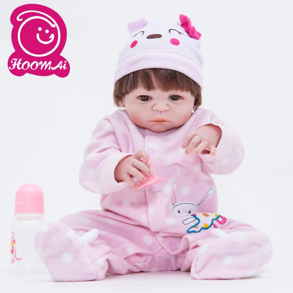22 &quot55 см реалистичное милое прибытие Bebe Reborn Alive кукла полное тело силиконовые