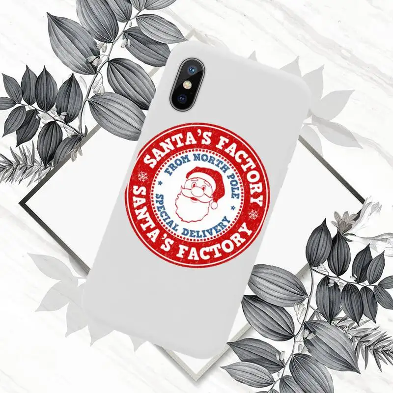 

Christmas trend tags Phone Case White Candy Color for iPhone 11 12 mini pro XS MAX 8 7 6 6S Plus X SE 2020 XR