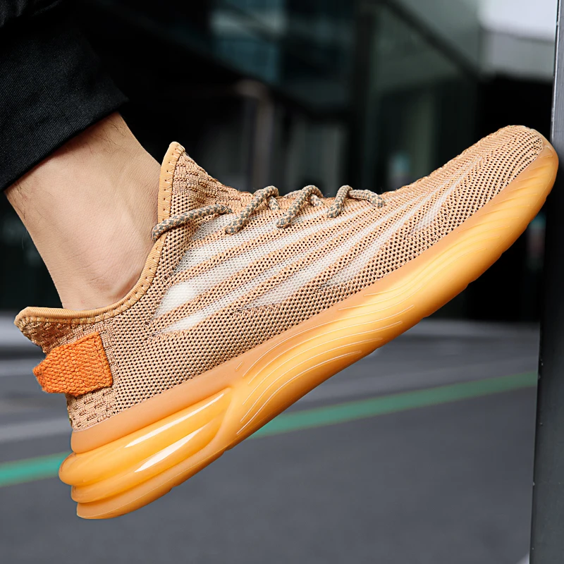 

Outdoor Sport Sneakers Men's Driving Walking Footwear Male Flat Shoes New Lace-up Breathable Mesh Mens Casual Shoes Size 39-47