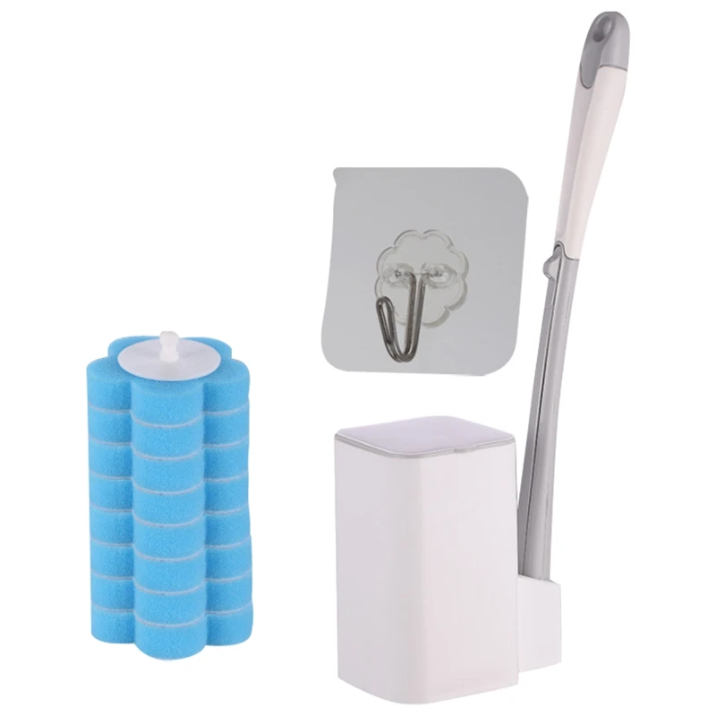 

Набор инструментов для Чистки унитаза, настенный держатель со сменной насадкой, одноразовая щётка для туалета шт.