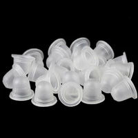300pcs soft silicone microblading tattoo ink cup cap pigment holder container sl for needle tattoo accessories supply