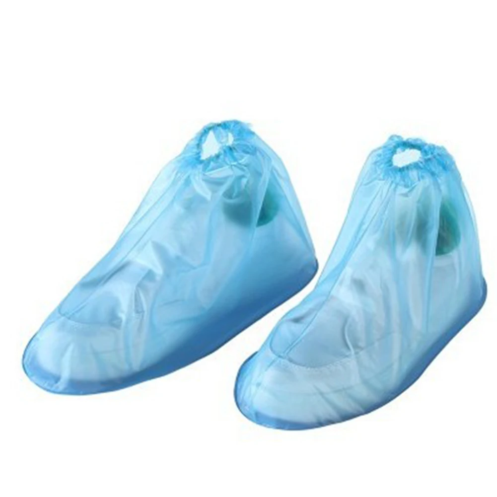 1 пара многоразовых чехлов для дождливой обуви водонепроницаемая защитная обувь