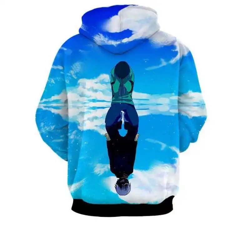 

Hot Sale Tokyo Ghoul 3D Printing Blue Hoodies Ken Kaneki off white Hooded hoodie Japan anime Sweatshirts Clohting Jackets Top