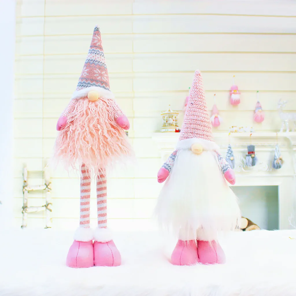 

Christmas Faceless Gnome Santa Xmas Tree Hanging Ornament Doll Decoration For Home Pendant Gifts Drop Ornaments Party Supplies