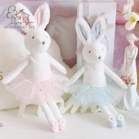 luxury ballerina bunny stuffed aniaml plush toys premium present for girls children gift princess bunny gril doll with tutu