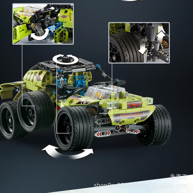 Technic MecFactor City Sand Storm 423 шт. ралли внедорожник внедорожный грузовик строительный