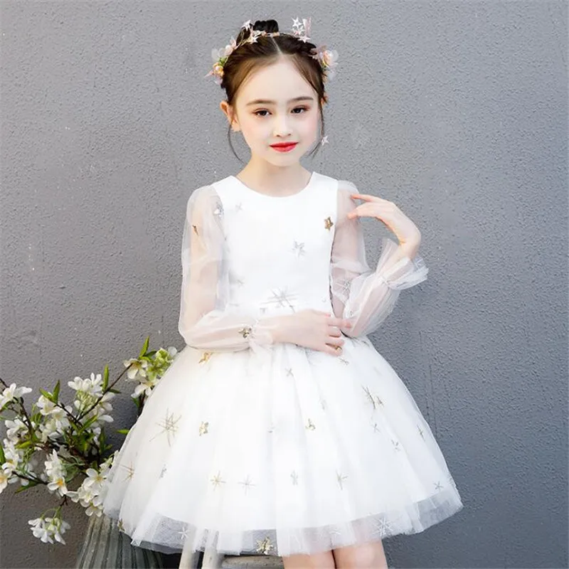 Weoneit/платья для девочек новое милое платье принцессы Одежда маленьких нарядные