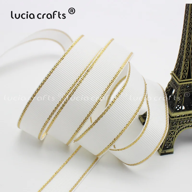 Lucia crafts 6/10/15/25 мм твердая цветная корсажная лента поделки своими руками шитьё вручную Материал вечерние Свадебные украшения T0401