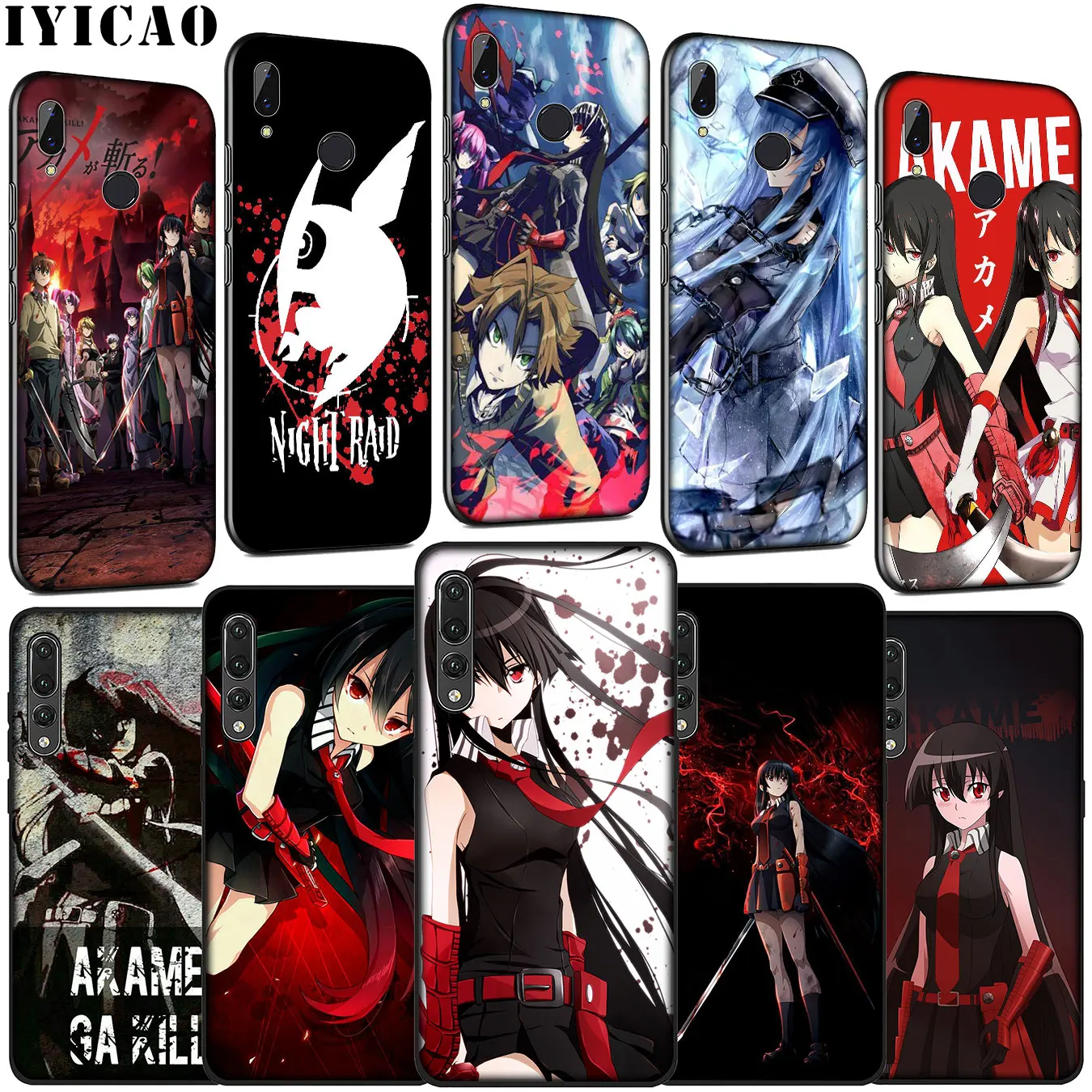 IYICAO Akame Ga Kill аниме Мягкий силиконовый чехол для Huawei P30 P20 Pro P10 P9 Lite Mini 2017 2016 P Smart Z Plus