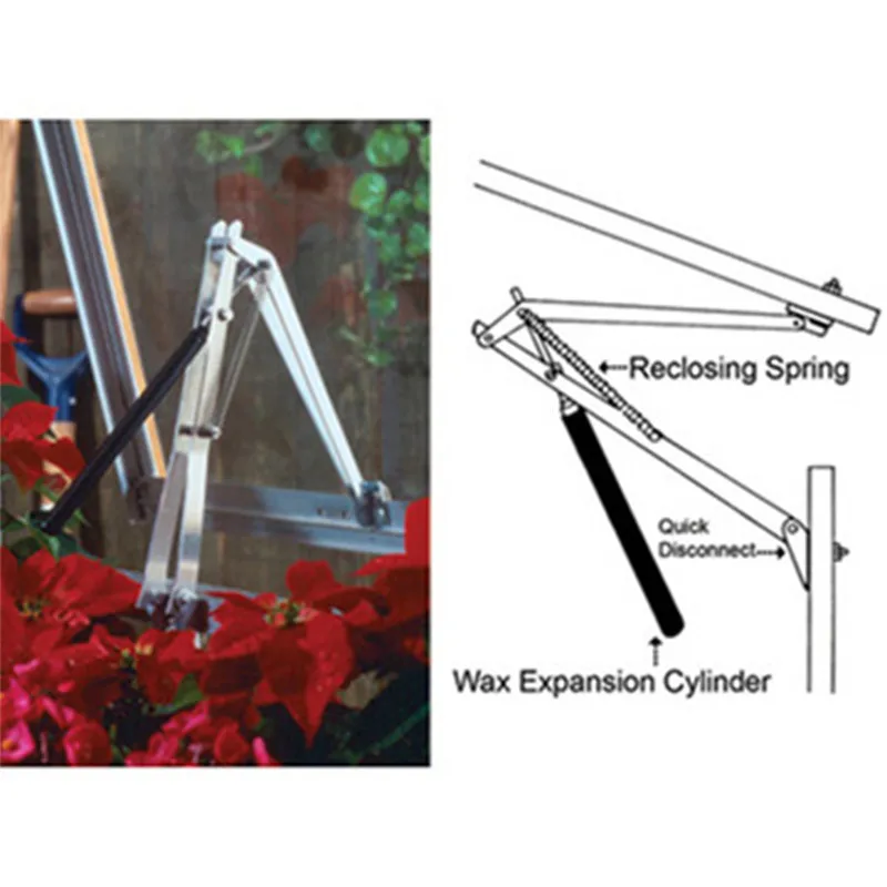 

Термочувствительный автоматический Открыватель для вентиляции теплицы, автоматический набор для вентиляции для всех теплиц, сельскохозяй...