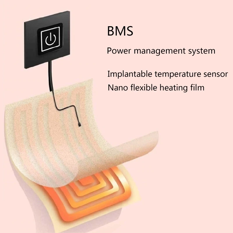 Шарф с зарядным устройством и шарф для тепловой терапии мальчиков девочек мужчин