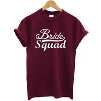 womens t shirt bride squad letter printed women t shirt short sleeves funny summer tops streetwear tshirt tee pj6l