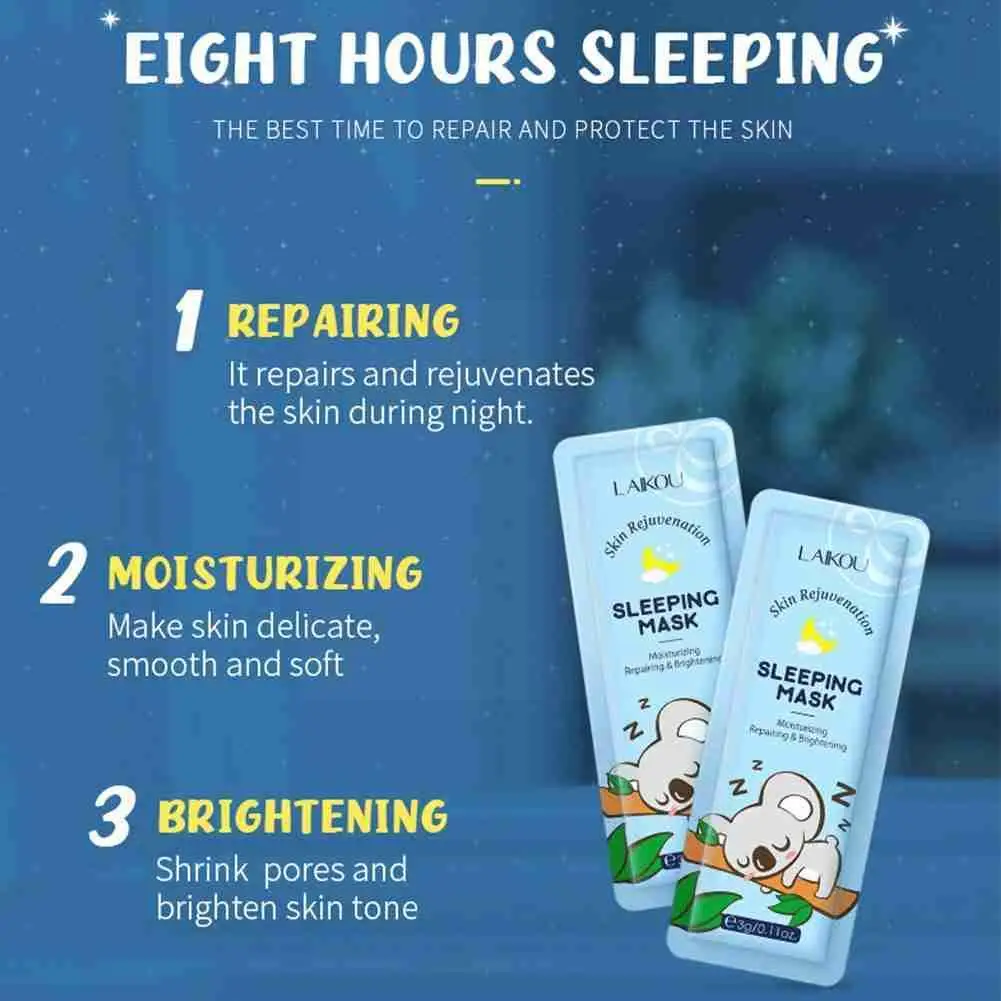 

Sleeping Face Mask Moisturize Anti-Aging Repair Skin Care Wrinkle Nourishing Mask Hydrating Sleeping Face Whitening Care An X9E1