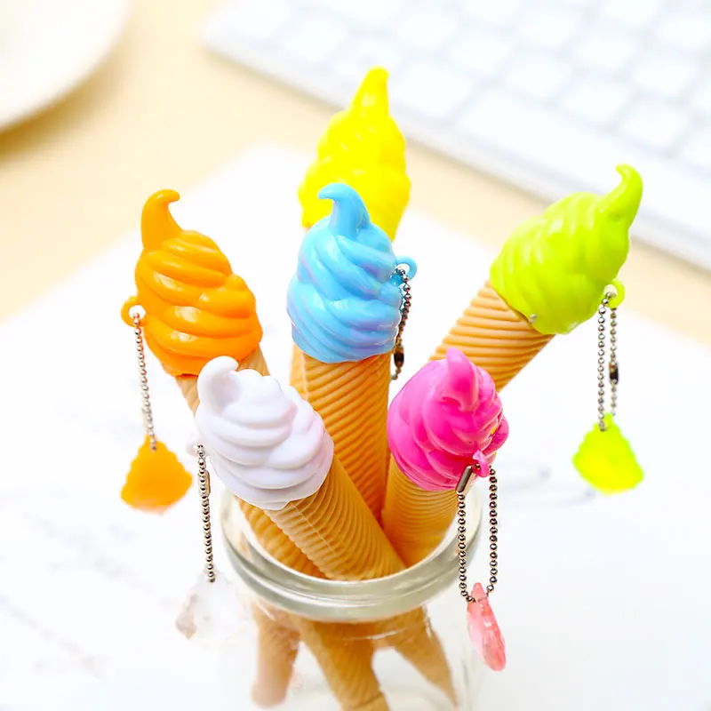 12 шт./компл. Новинка мороженое гелевыми чернилами Еда весело классного школьного