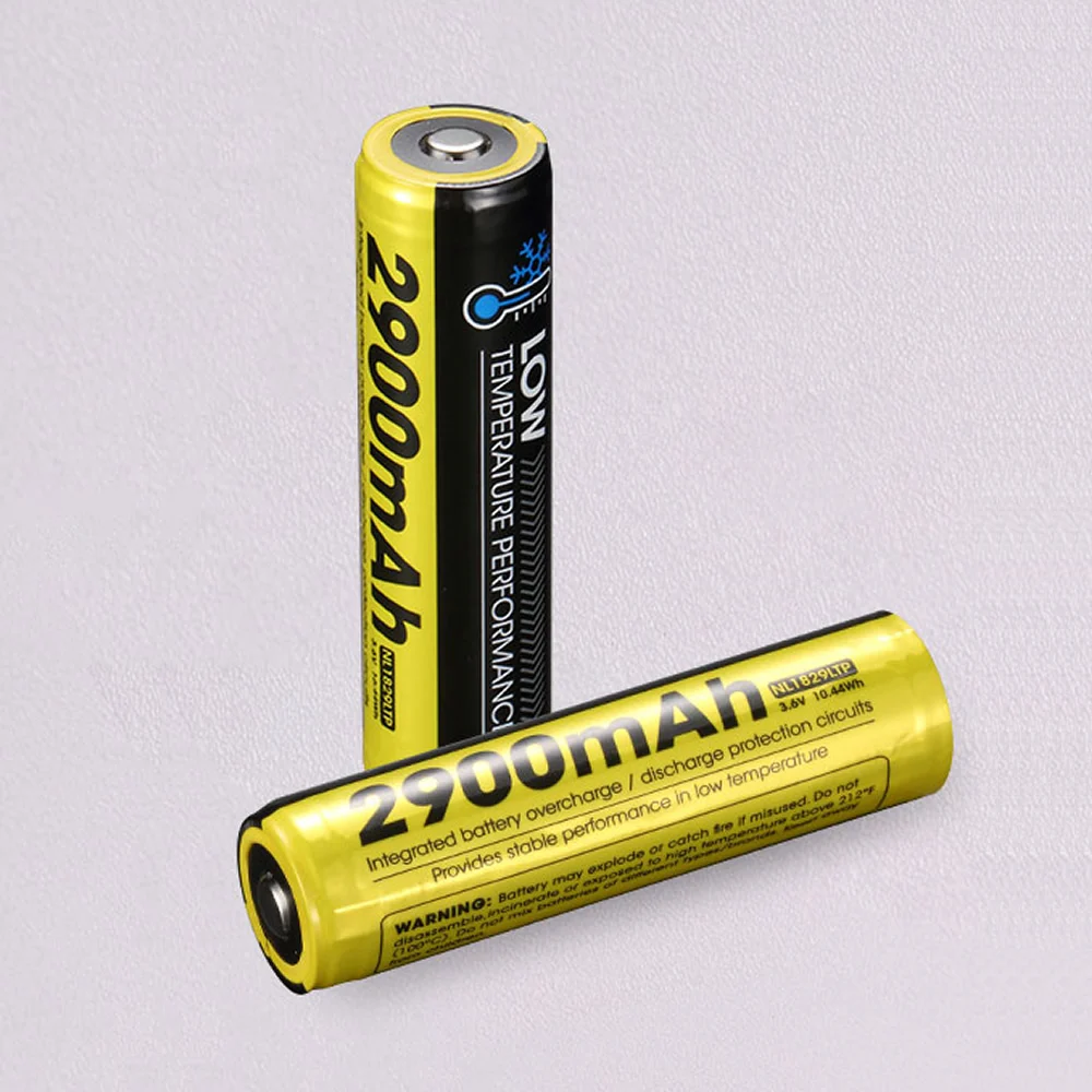 NITECORE NL1829LTP 2900 мАч 18650 низкотемпературная устойчивая высокопроизводительная