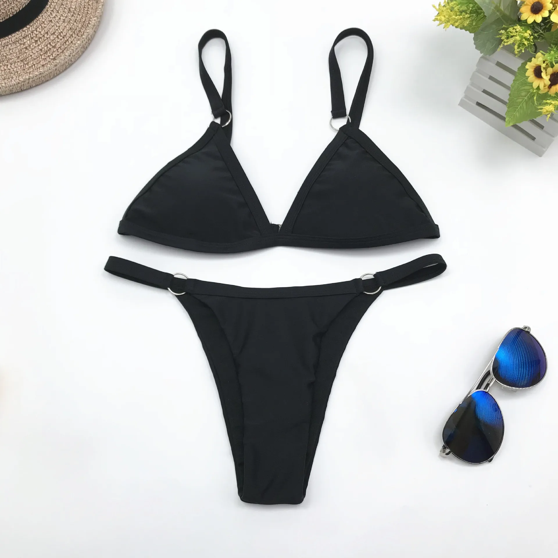 Комплект сексуального бикини 2020 Женский бразильский купальник с низкой талией