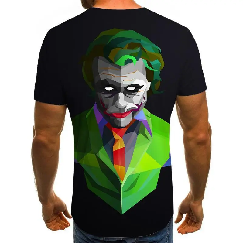 

2020 new three-dimensional rotating men's T-shirt summer fashion short-sleeved 3D round neck tops square three-dimensional shirt