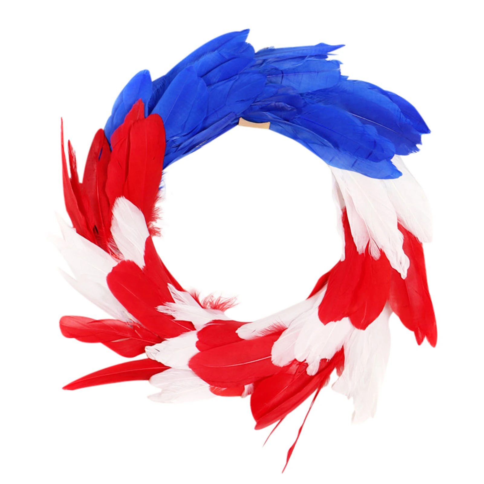 

Patriotic Wreath Independence Day Wreath Porch Front Door Decoration Outdoor Hanging Garland Decor MDJ998