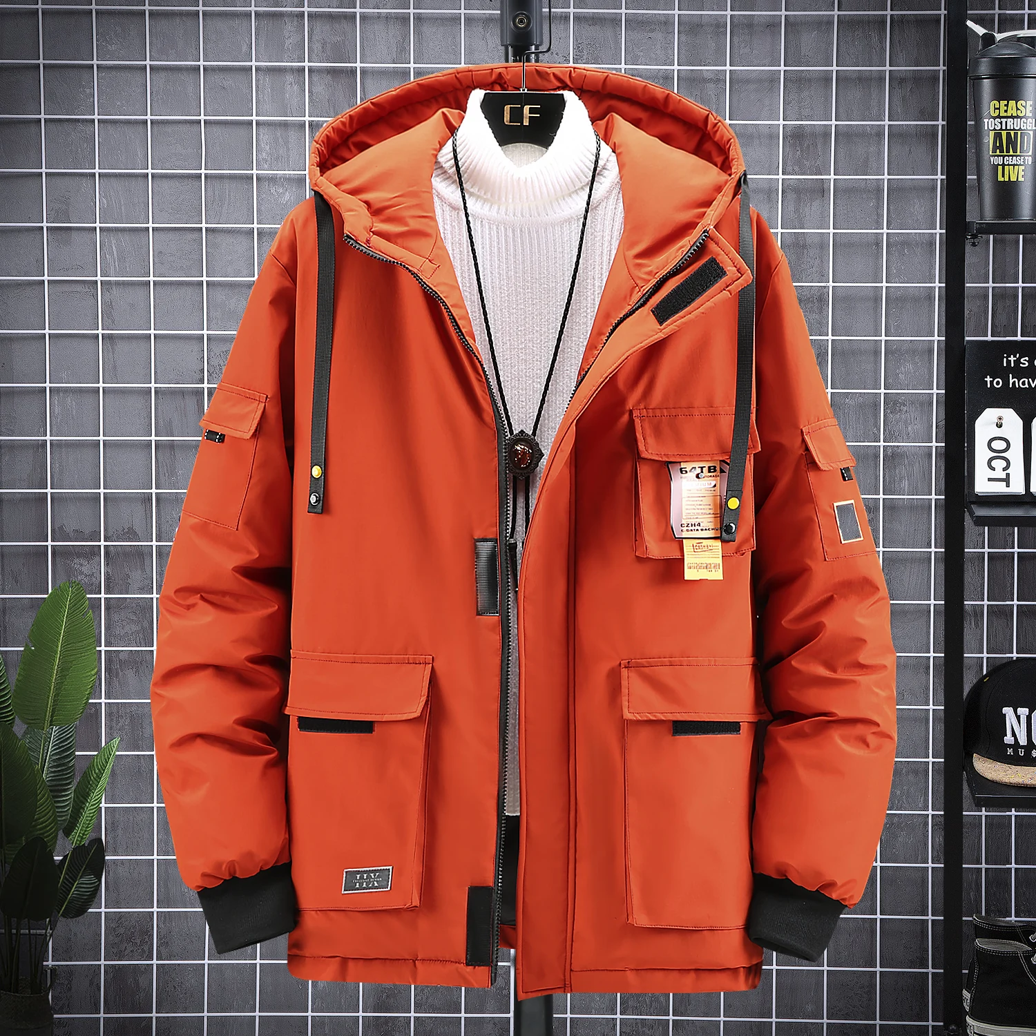Plus Size 10XL 9XL Winter Men Jackets Thick Warm Hooded Coat Men Outdoors Outwear Waterproof Casual Inner Fleece Jackets