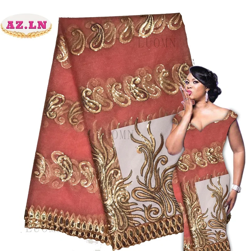 Африканская белая кружевная ткань высококачественный тюль Африканское