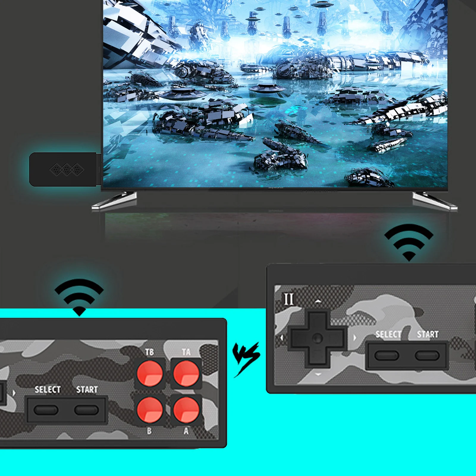 Игровая мини-консоль Y2S PLUS 4K 1700 классических игр |