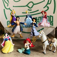 disney mickey mouse minnie winnie the pooh figuras anime decoration collectible model toy christmas tree ornament toys kawai