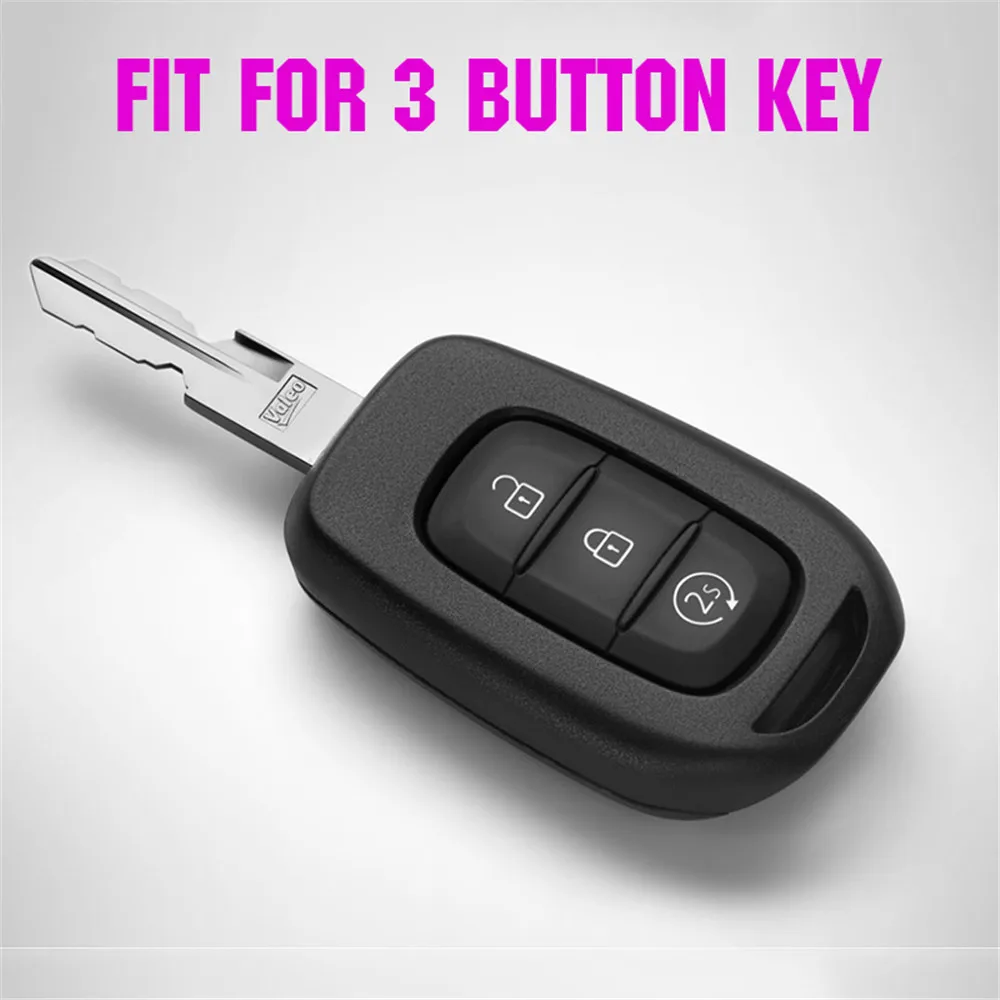 3 кнопочный силиконовый чехол брелок для дистанционного ключа подходит Renault Duster