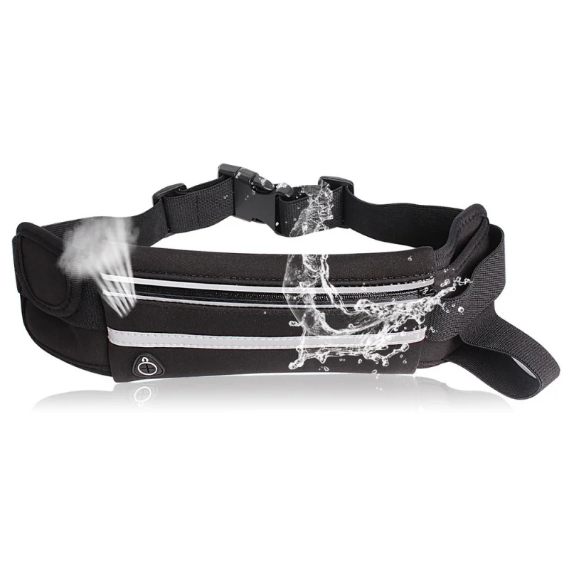 

Running Waist Bag Sports Belt Canvas Pouch Mobile Phone Case Men Women Hidden Pouch Gym SportsBags Running Belt Waist Pack