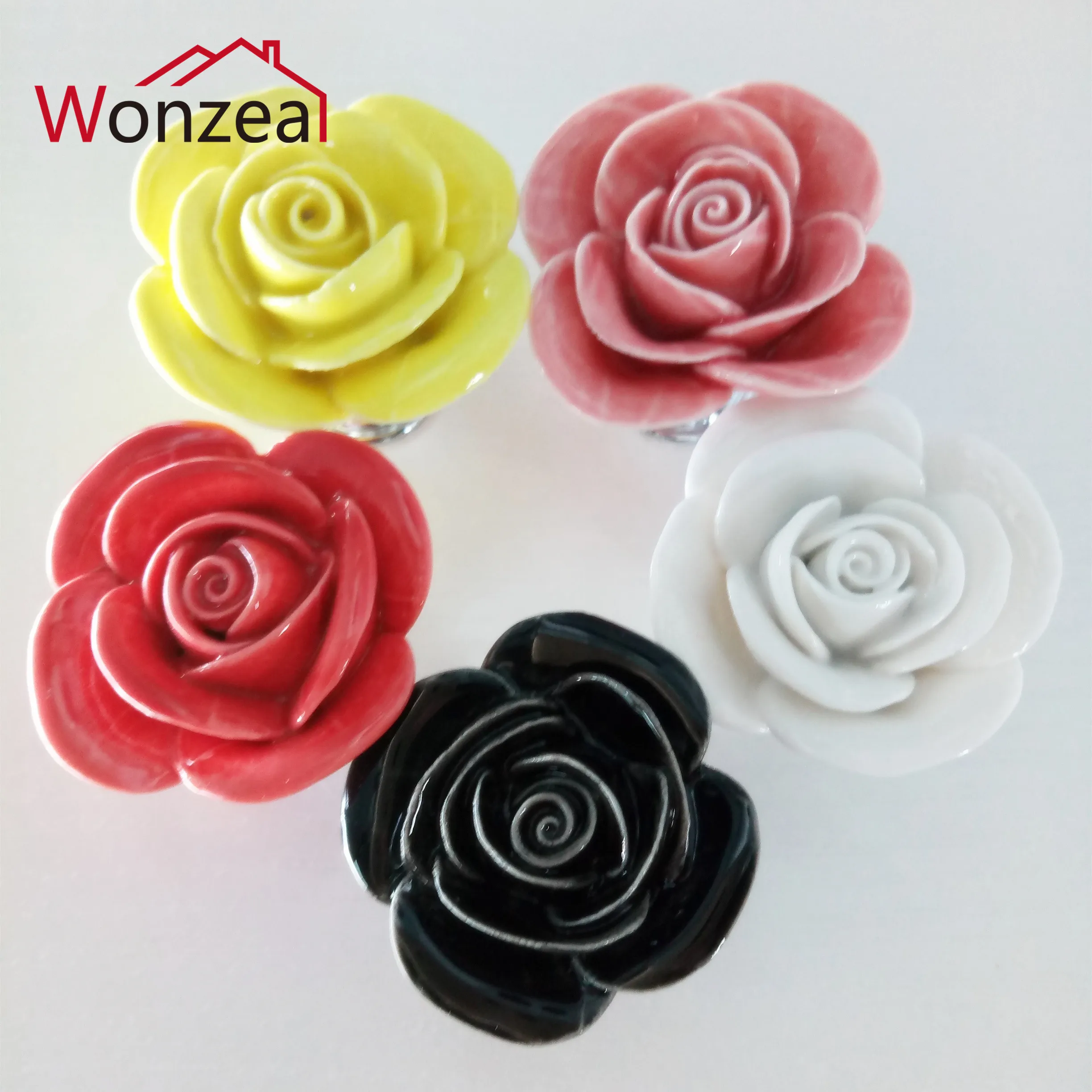 Ручка для ящика с цветочным узором ручки мебели фурнитура шкафа|Ручки шкафа| |