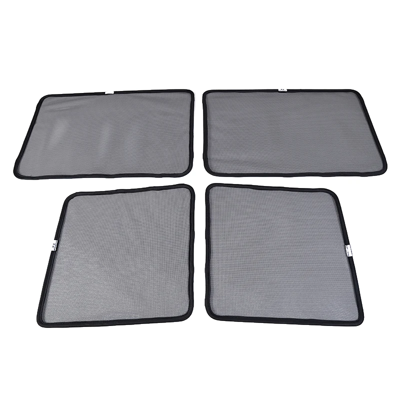 One Set SHINEKA боковое окно солнцезащитные очки для Jeep Wrangler JK 2007- анти УФ Защита от солнца на лобовое стекло Защита от Солнца Чехол для Wrangler JK аксессуары - Цвет: One Set
