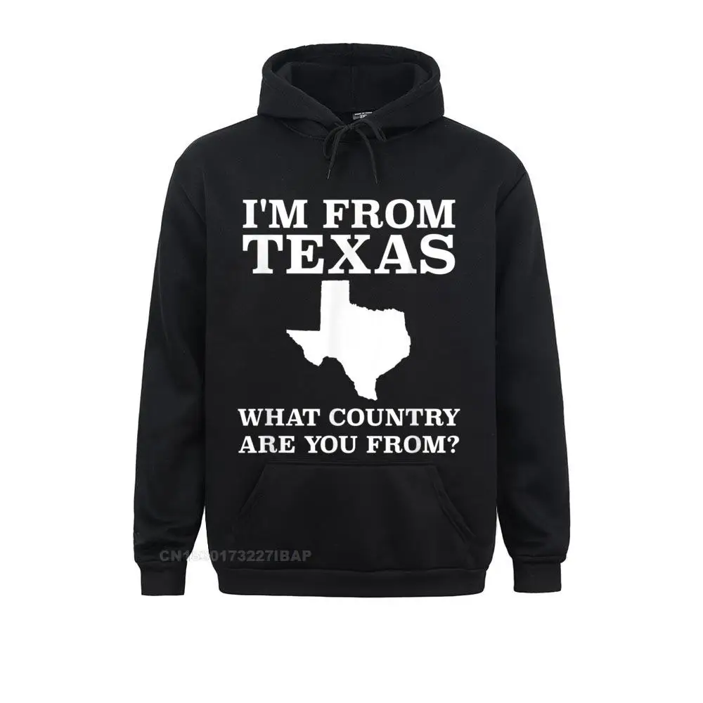 

I'm From Texas What Country Are You From Texan Sweatshirts Family Long Sleeve Funky Hoodies Preppy Style Hoods For Women Fall