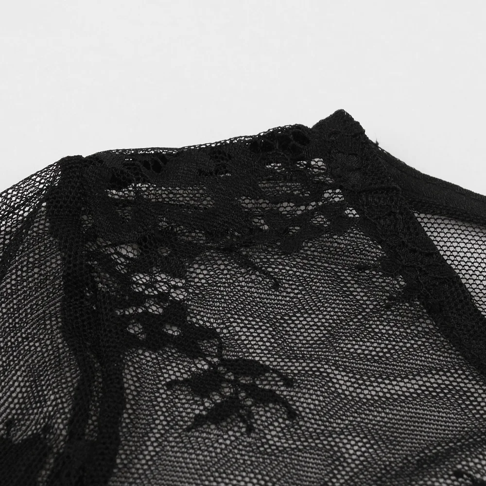 Joineles сексуальное кружевное женское платье для вечеринки черного цвета офиса