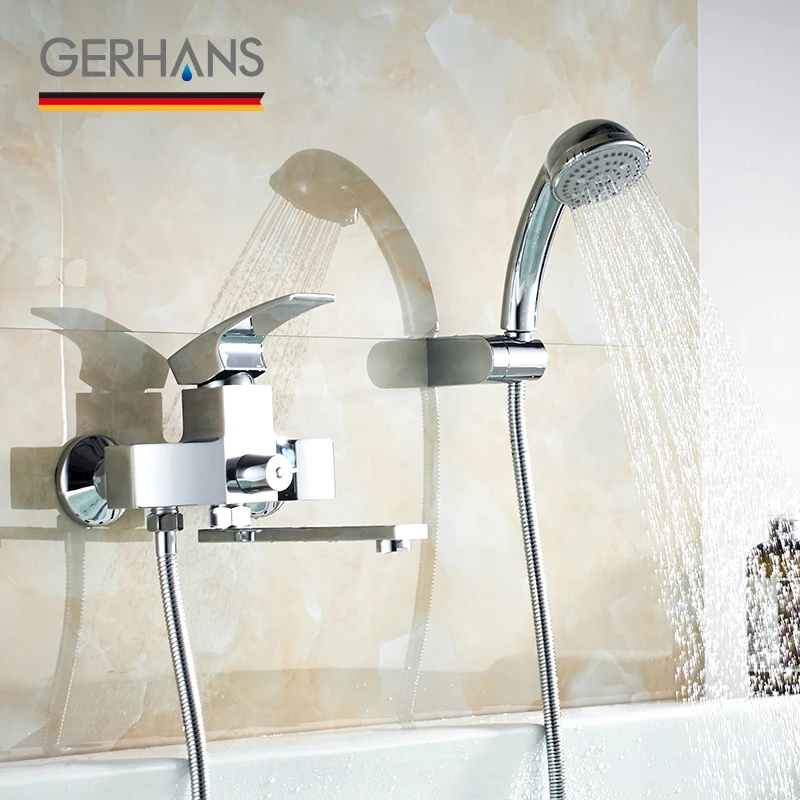 GERHANS Faucet K13014 Смеситель для ванны Цвет: Хром|Смесители ванны| |