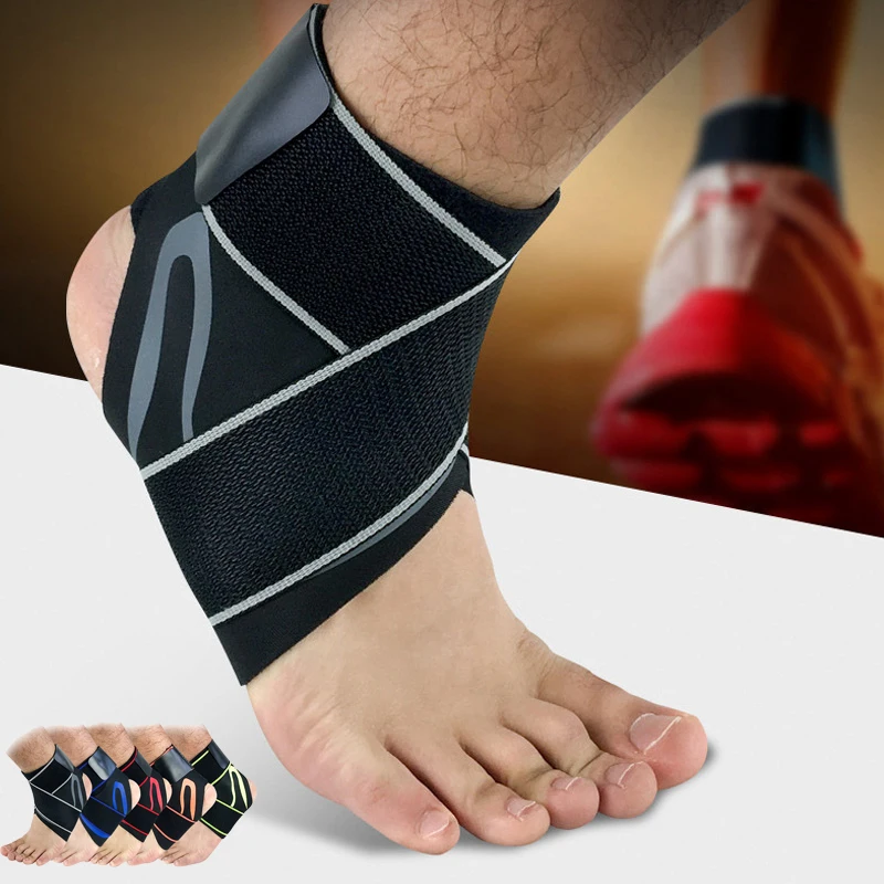 1 шт. компрессионная спортивная защита для голеностопа против растяжения