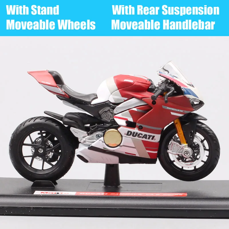 Гоночный велосипед Maisto 1 18 Ducati Panigale V4 S GP гоночная модель мотоцикла Литые и