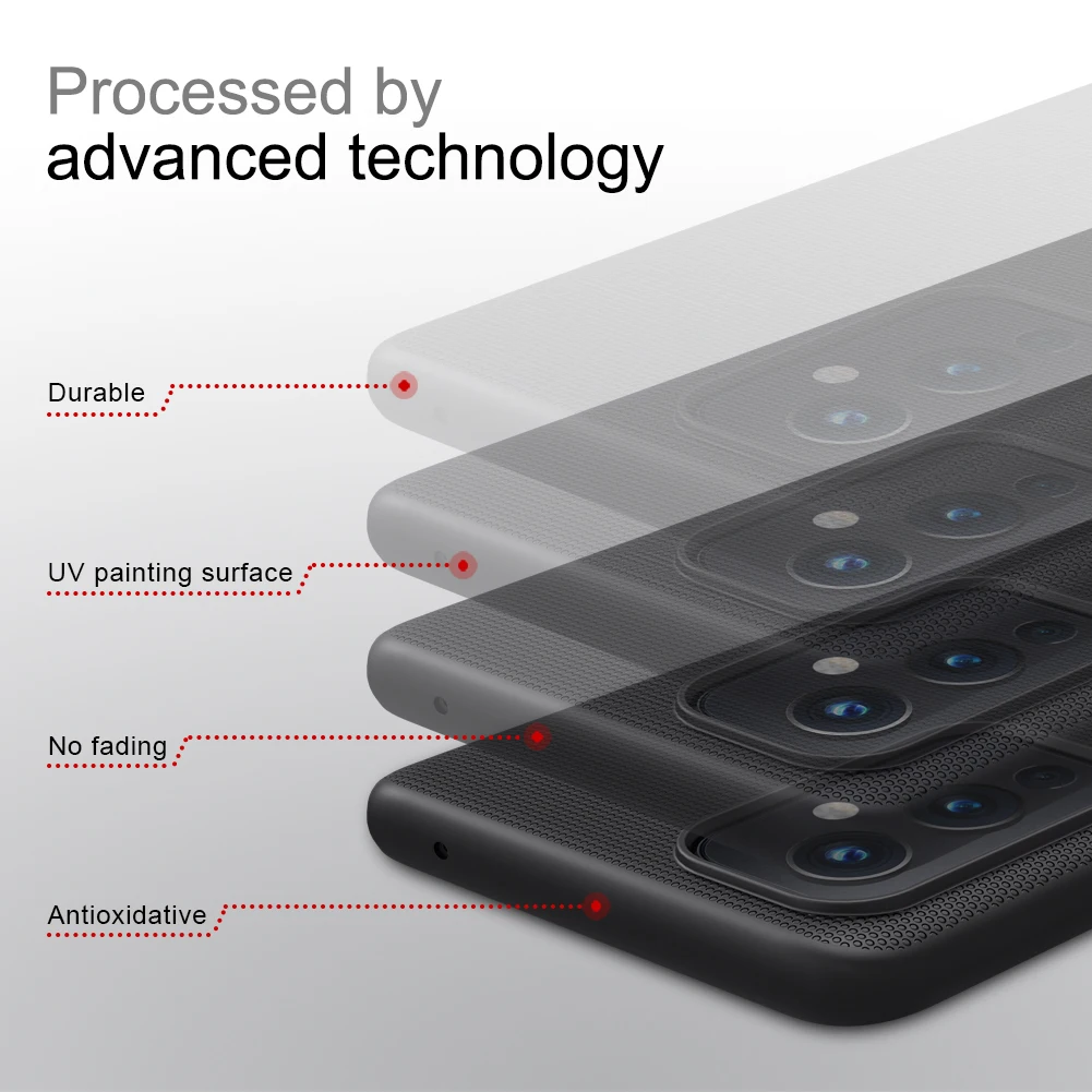 OnePlus 10 9 Pro 9R Nord 2 CE 5G Case Nillkin Frosted Shield Hard PC Plastic Back Shockproof Full Cover on One Plus 9 CN/IN/EU