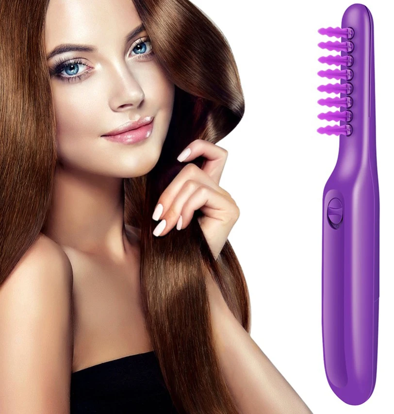 Электрическая расческа для расчесывания волос влажных и сухих кудрявых взрослых